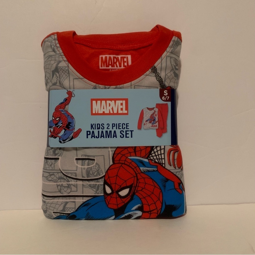 NWT. Marvel Spider-Man Kids Pajama Set - Picture 2 of 4